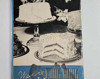 Watkins Cook Book by Elaine Allen, 1945 Hardback Spiral Bound Book - 6th Edition, Featuring Recipes Using Watkins Extracts & Seasonings