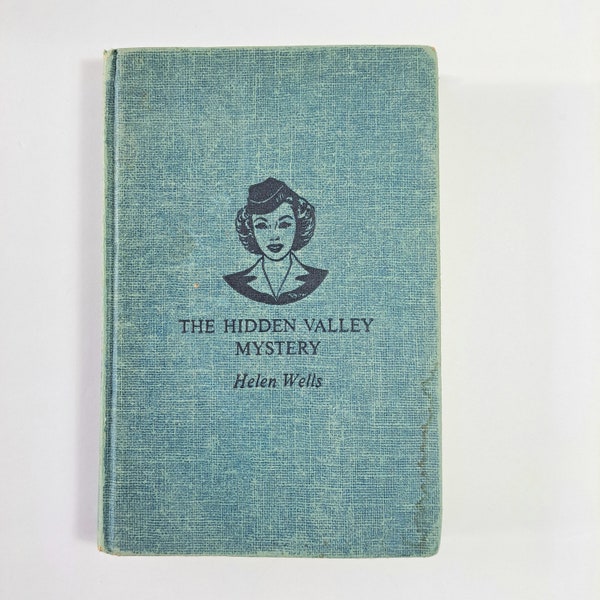 The Hidden Valley Mystery by Helen Wells, The Vicki Barr Flight Stewardess Series, Linen Cover Illustrated Hardback, 1948 Grosset & Dunlap