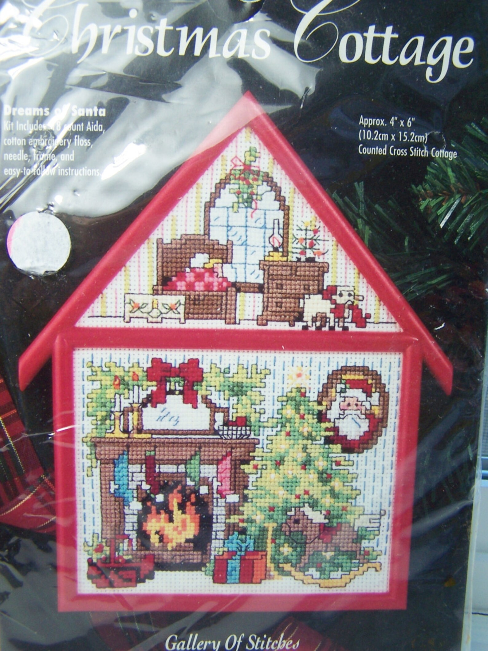 Christmas Cross Stitch Kit Bucilla Dreams of Santa | Etsy