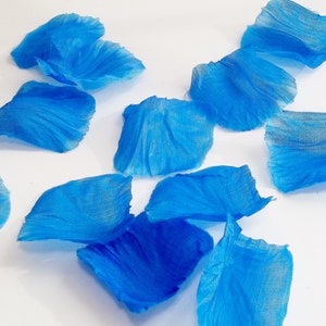 Flower Petal Confetti ROYAL BLUE 500 Pieces, Aisle Runner Rose Petals, Flower Girl Petals Rose Wedding Toss Shower Table Decor, Craft Supply