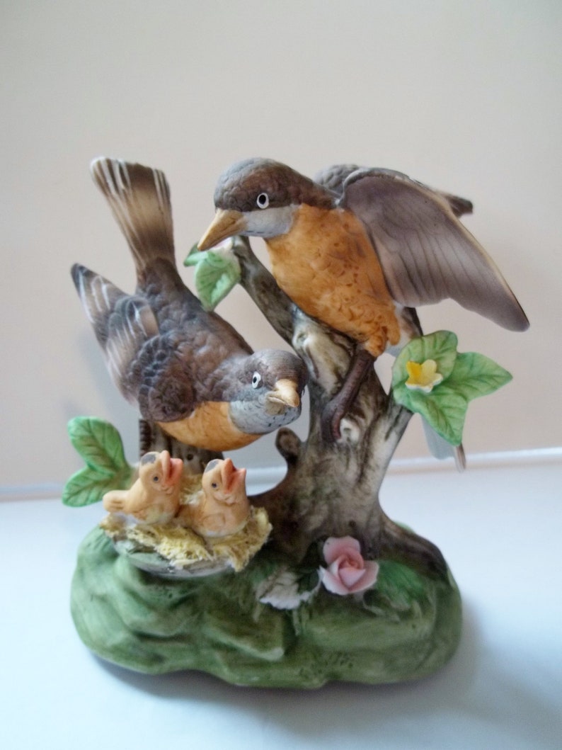 spring bird figurines
