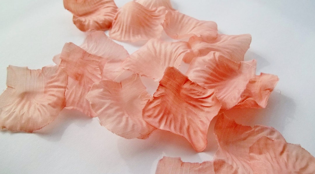 Wedding Flower Petals MAUVE ROSE 500 Count Fabric Flower Etsy