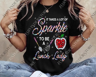 Es braucht eine Menge von Sparkles, um eine Lunch Lady zu sein