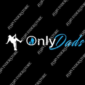 OnlyDads png, Funny Father's Day Gift, Black Men's png, Dad's Gift, Casual Graphic png for Him, Father's Day Menswear png