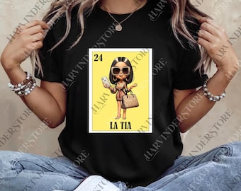 Tante Fresa Version La Tia, lustiges mexikanisches digitales, lustiges Meme, Geschenk für Sie und Ihn