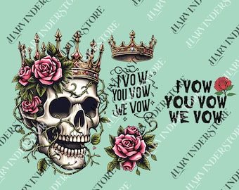 I Vow You Vow We Vow Unisex png, Bookish png, Barrington University png, Reading png, Dark Romance png, Skeleton Book png