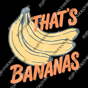 Plátanos png, Gráfico de fruta divertida png, Lindo meme de comida vintage png para mujeres y hombres, Amante del plátano retro png