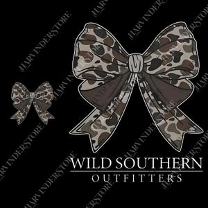 Camo Bow png, Camo Coquette Bow png, Hunting png, Old School Camo png, Women&#39;s Camouflage Bow png, Bow png