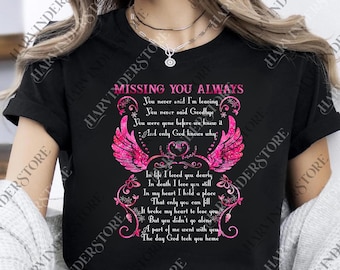 Missing You Always png, Memorial png, Memory Family png, Rip Digital, Rest In Peace png