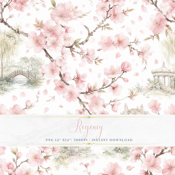 Pastel Vintage Pattern PNG Seamless Floral Digital Paper Feminine Wallpaper Fabric Printable