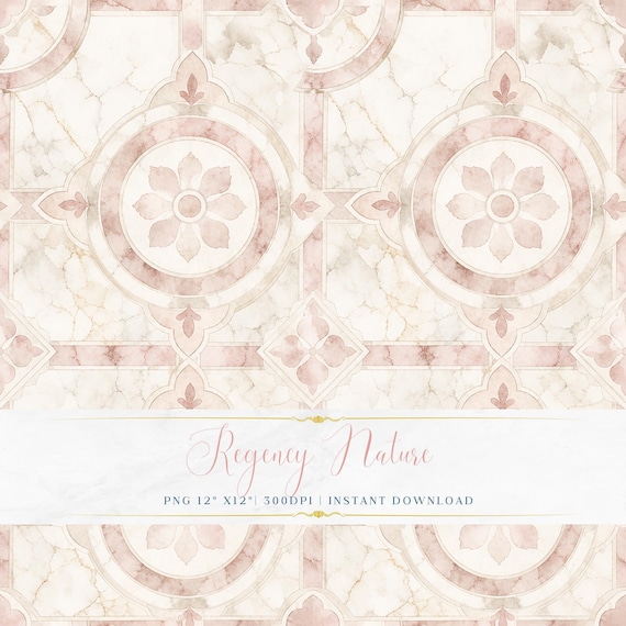 Vintage Regency PNG Seamless Digital Paper Romantic Wallpaper Scrapbook Printable