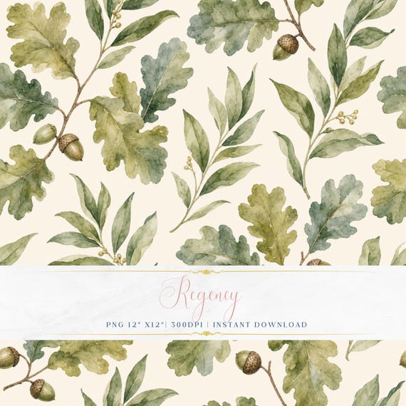 Romantic Botanical Digital Paper PNG Seamless Floral Pattern Cottagecore Wallpaper Printable