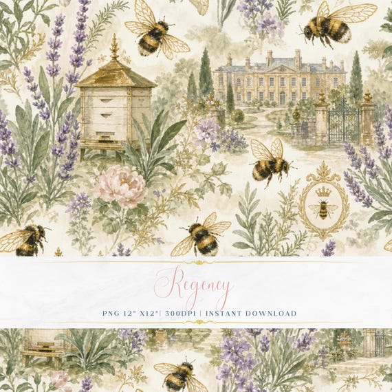 Pastel Romantic Garden PNG Seamless Floral Digital Paper Printable Wallpaper Fabric Design