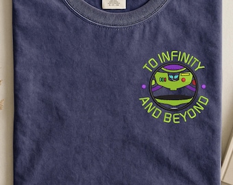 Embroidered Disney Toy Story Buzz lightyear tshirt, To infinity and beyond buzz lightyeat sweatshirt, disney toy story sweater