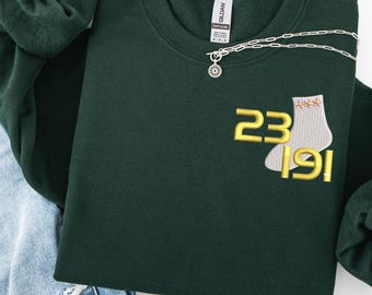 Embroidered Disney Monster Inc Sock 2319 Tshirt, Sully Mike Randall Boo Sweatshirt, disney monster inc sweatshirt