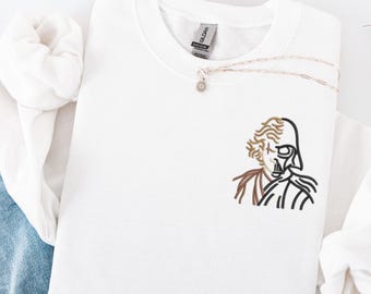 Embroidered Disney Star Wars shirt, Anakin Darth Vader Split face sweatshirt, Galactic Balance Chosen One Split funny star wars sweatshirt