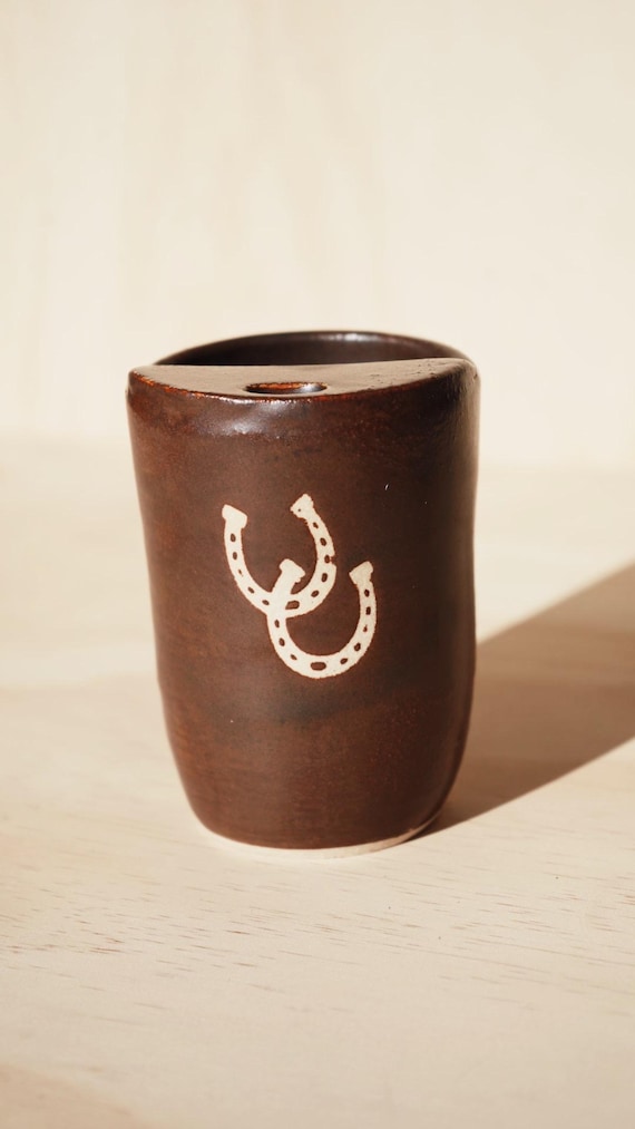 10oz Handmade “Lucky You” Travel Tumbler | Gifts for Coffee Lovers | Western Style | Cowboy Aesthetic