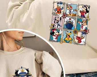 Camisetas de Disney Mickey y sus amigos para cruceros, camiseta de crucero familiar, regalo de crucero Disney, camiseta de viaje en crucero Disney, camiseta de verano Disney