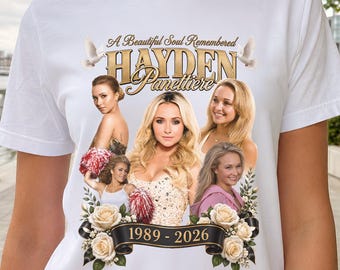 Limited Hayden Panettiere Vintage T-Shirt, Hayden Panettiere Memorial Shirt, 1989-2026 Tribute Tee, Hayden Panettiere Gift Merch