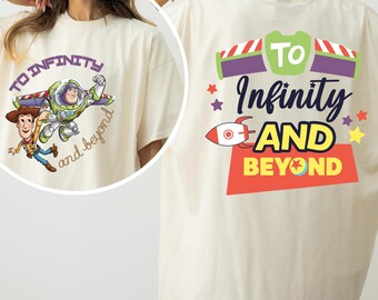 Infinity and Beyond Shirt, Infinity and Beyond Friendship Tee, Retro Space Tee, Disney Friend Shirt, Best Friends Matching Shirt