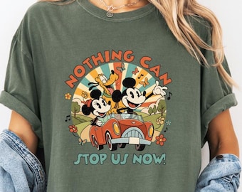 Mickey and Minnie's Runaway Railway Nothing Can Stop Us Now Shirt, WDW Magic Kingdom Tee, Mickey and Minnie T-shirt, Disneyland Gift