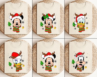 Mickey Mouse Shirt - Disney Holiday Shirt - Christmas Family Matching Shirt - Mickey Christmas - Christmas Family Shirt-Disneyland Christmas