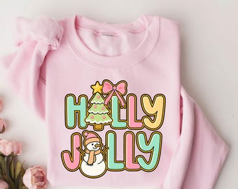 Holly Jolly Christmas Shirt, Happy New Year Shirt, Merry Christmas Shirt, Cute Christmas Shirt, Have a Holly Jolly Christmas Shirt