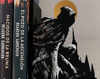Mistborn Bookends – Inspired by Mistborn, Allomancy, Cosmere, Epic Fantasy | Mistborn Fan Art Gift