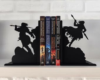 Kaladin Stormlight Bookends | Stormlight Archives | Gift for fans of Stormlight Archives and epic fantasy