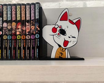 Serre-livres Dandadan Turbo Grandma Cat - DanDaDan - Décoration anime et manga | Cadeau pour les fans de DanDaDan | support de livre |  Chat animé