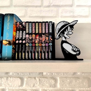 Serre-livres pirates animés | Décoration pirate | Cadeau de série animée | Cadeau Anime et Manga | Décoration d'anime | Cadeaux geeks