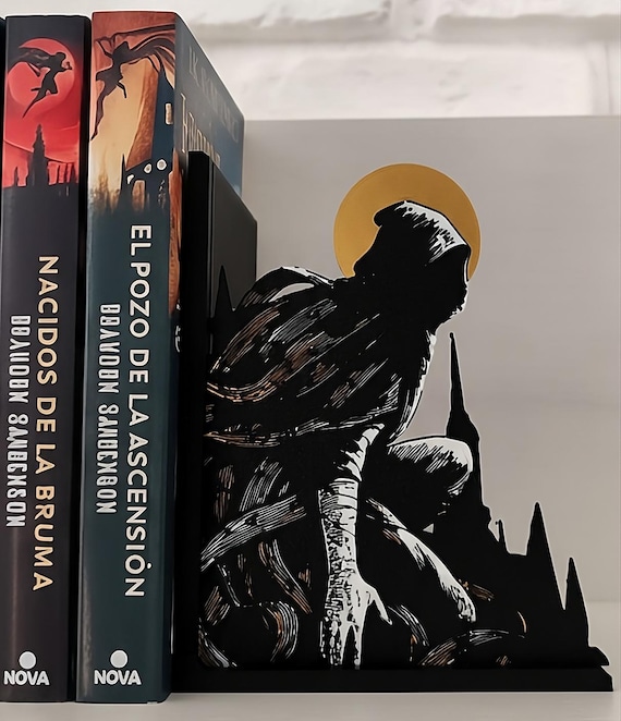Sujetalibros Mistborn – Inspirado en Nacidos de la Bruma de Brandon Sanderson, Allomancia, Cosmere, Fantasía Épica | Regalo Mistborn fan art
