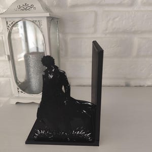 Sujetalibros Wuthering Heights – Heathcliff y Catherine – Gothic Romance Bookshelf Decor – amantes de la literatura – decoración romántica