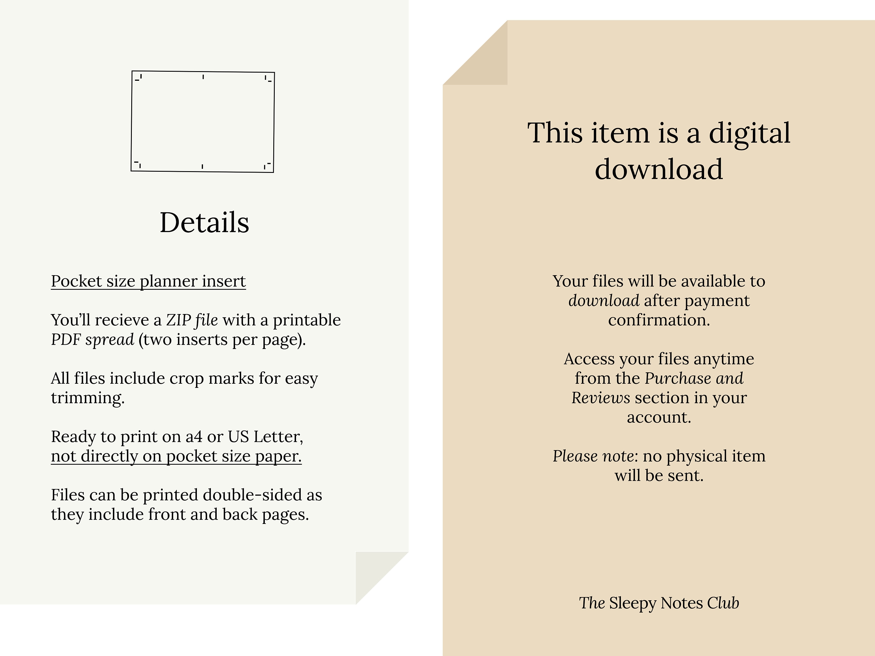 07 Pocket Size Printable – Day on Two Pages With Notes, Schedule and ...