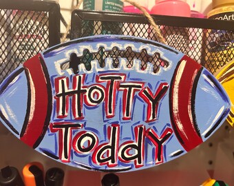 Hand-Painted Personalized Sports Ornament, Cheer and Football!