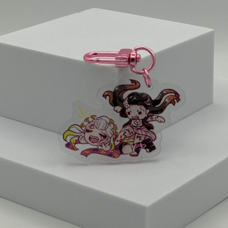 Anime Demon Kawaii Acrylic Keychains Perfect for Gifts, Couples ...
