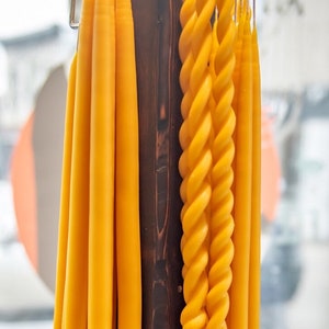 beeswax taper candles image 8