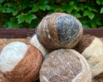 felted soap ball