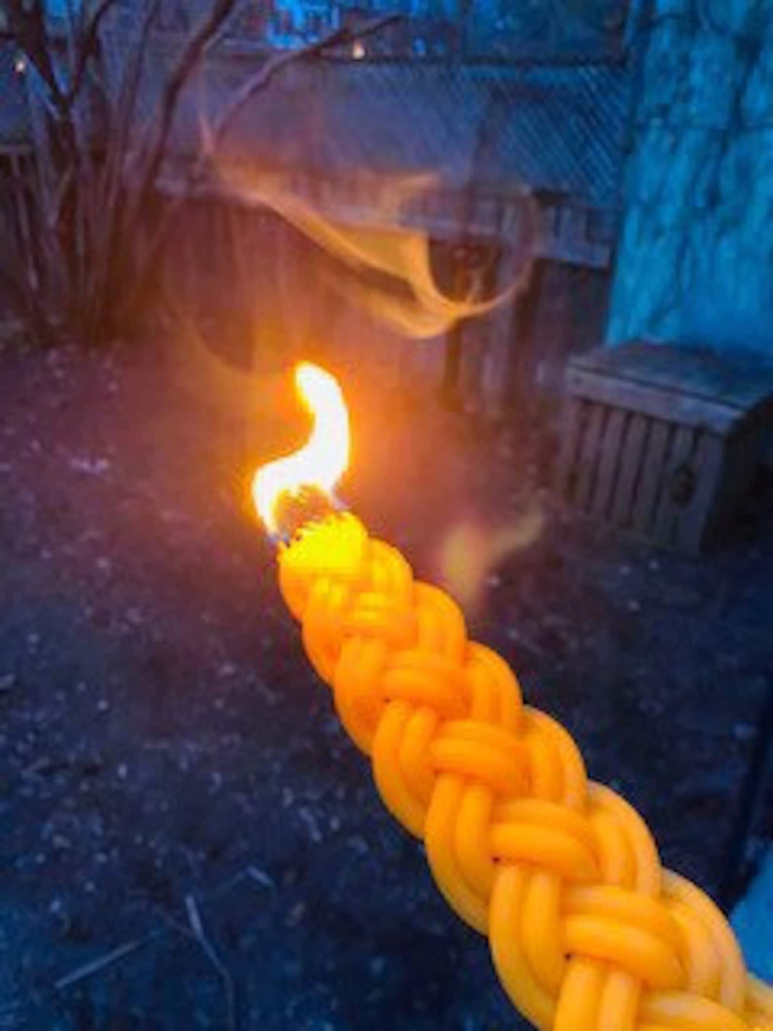 Beeswax Havdalah Candle Braided Candle Jewish Ritual Etsy Australia