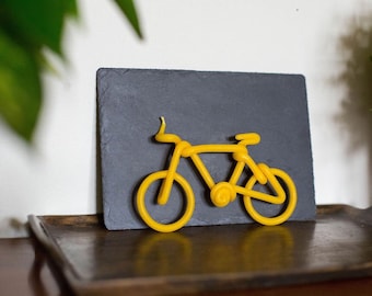 Beeswax bicycle birthday candle