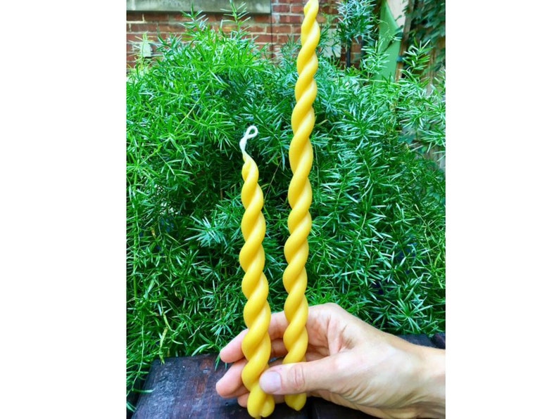 beeswax taper candles image 7