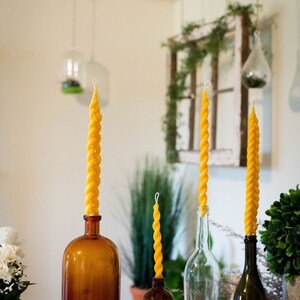 beeswax taper candles image 5