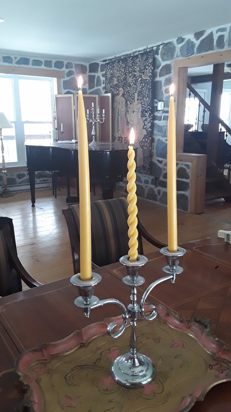 beeswax taper candles image 6