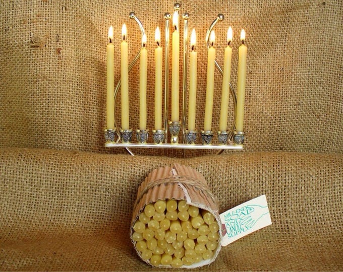 Beeswax Chanukah Candles jewish Holiday Gift Etsy