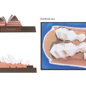 Opera House Craft Pattern Sydney Opera House, Sydney, Australia, Building, DIY Paper Model ...