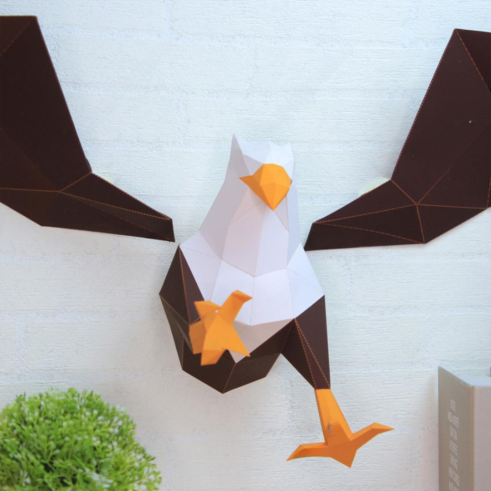 Griffin Wall Sculpture, Wall Decoration, Room Decoration, Paper Model ...