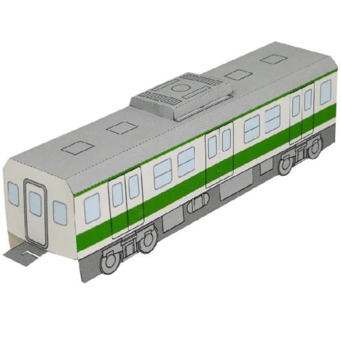 Papercraft, Station, Train, Express Train, Papercraft, Printable ...