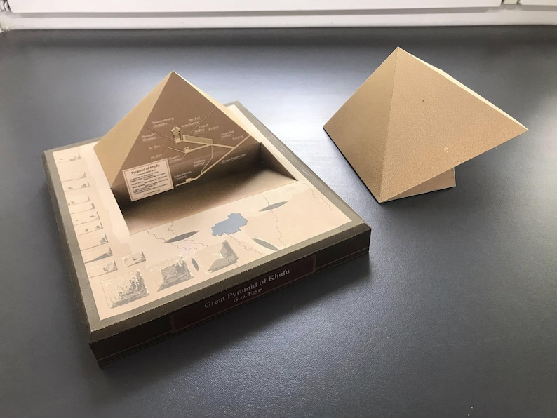 Great Pyramid of Khufu, Giza, Egypt, Building, DIY Paper Model ...