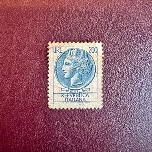 イタリアシラキュース200リラ使用済切手