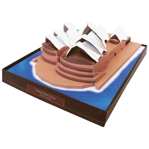Sydney Opera House, Sydney, Australia, Building, DIY paper model sculpture, papercraft, paper craft template kit, printable papercraft, pdf